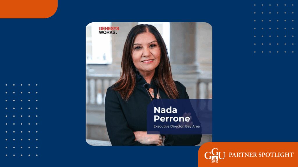 GGU alum Nada Perrone takes the helm at Genesys Works Bay Area, expanding opportunities for underserved students. Discover how our 5-year partnership is shaping futures!